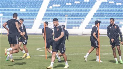 الأهلي يعود للمران على ملعب التتش عقب مباراة أسوان 
