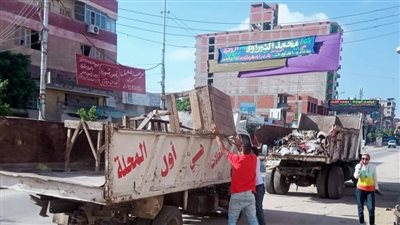 حملات لإزالة الإشغالات في 6 أكتوبر والشروق وسوهاج الجديدة والعبور 