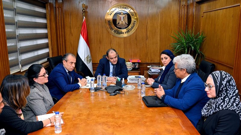 وزير الصناعة يلتقي