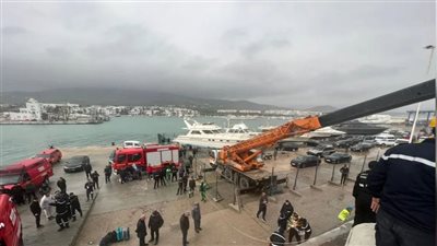 جنوح سفينة تجارية متجهة إلى لبنان شمال المغرب