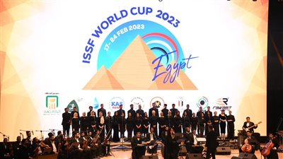 وزير الرياضة يشهد افتتاح بطولة كأس العالم للرماية للبندقية والمسدس