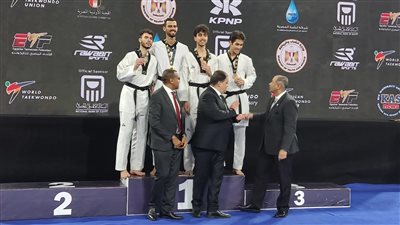 15 ميدالية حصيلة الفراعنة في بطولة كأس رئيس الاتحاد الدولي للتايكوندو 