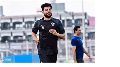 مصطفى شلبي يتدرب في الجيم ورفع المعدل البدني للاعبي الزمالك 