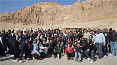 طلاب القناة يُشاركون وفود 27 جامعة عربية ببرنامج القائد العربي 