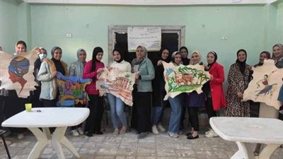 شباب الشرقية تنظم ورشة عمل حول حرفية الرسم على الجلود 