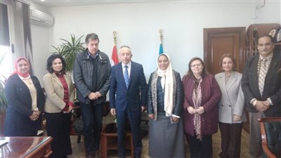 بحث سبل التعاون بين فنون جميلة الإسكندرية وجامعة الباوهاوس بألمانيا