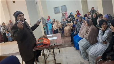 مياه الفيوم تنظم قافلة مائية لأهالي قرية سينرو بأبشواي