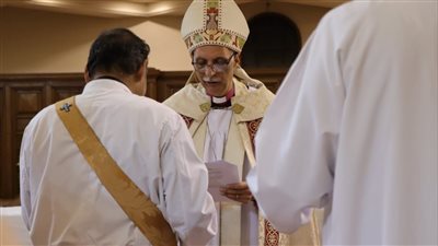 رئيس الأسقفية يختتم سنودس الإقليم برسامة قس جديد