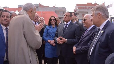 تفاصيل زيارة وزيري التنمية المحلية والتربية والتعليم ونائب محافظ البحيرة لمشروعات حياة كريمة بالأبعادية (صور)