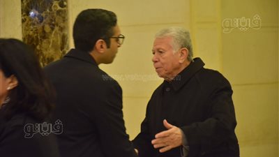 حسن حمدي ومصطفى بكري أول حضور عزاء مرسي عطا الله (فيديو)