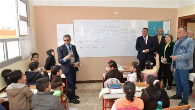 افتتاح مشروعات خدمية بقطاع التعليم في مراكز المنصورة (صور)