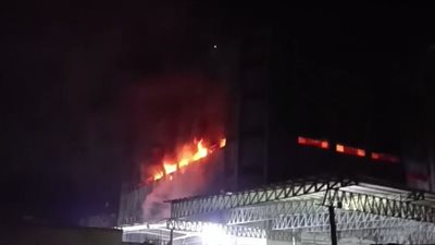 إصابة 6 مواطنين في حريق مصنع شهير للمواد الغذائية بالبحيرة