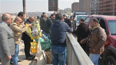 جولة ميدانية لمحافظ القليوبية للاطمئنان على رفع مستوى النظافة بشبرا