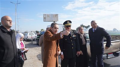 محافظ الغربية يتفقد عددا من المحاور المرورية الجديدة بطنطا (صور)