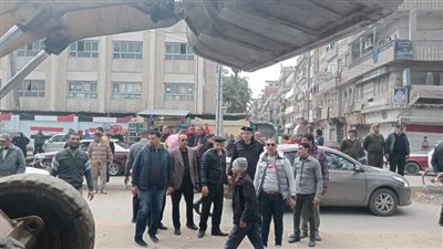 حملة لإزالة الإشغالات تحرر 139 محضر مخالفات بالدقهلية (صور)