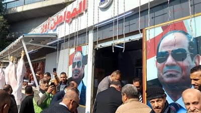 محافظ القاهرة يفتتح أحدث منافذ أهلا رمضان بحي مصر القديمة (صور)