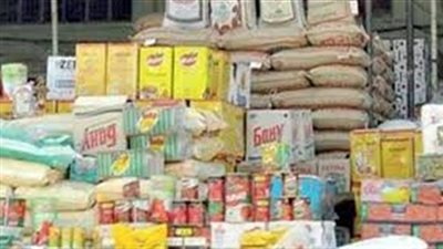 ضبط 33 طن سلع ومواد  تموينية و128 كرتونة زيوت طعام في حملة تموينية بالجيزة