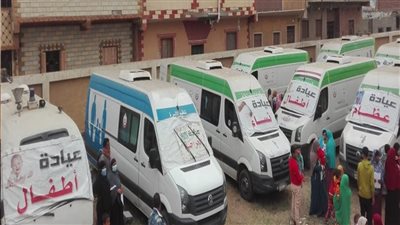 صحة الشرقية: 2000 مواطن تلقوا العلاج بالقافلة الطبية بالحصوة 