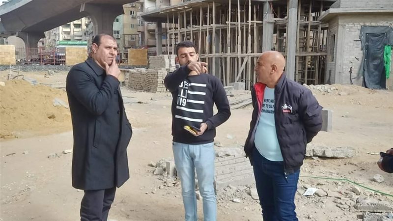 رئيس حي الهرم يتفقد