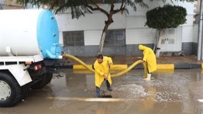 انتشار عربات شفط مياه الأمطار بمحاور الجيزة الرئيسية غدًا الثلاثاء