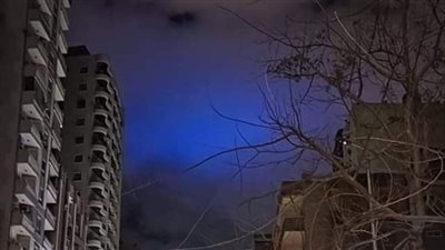 تعليق رسمي على ظهور اللون الأزرق بسماء الإسكندرية وعلاقته بالزلزال 