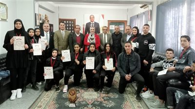 تكرم أبطال الجمهورية في رياضة الجيت كوني دو بالدقهلية