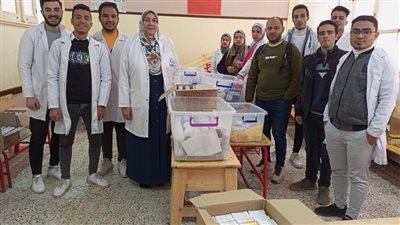 جامعة المنيا تقدم خدمات طبية وتوعوية وبيطرية لأهالي قرية المعصرة 