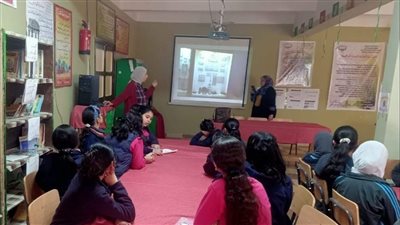 متحف آثار محافظة الإسماعيلية ينظم ندوات توعوية لطلاب المدارس 