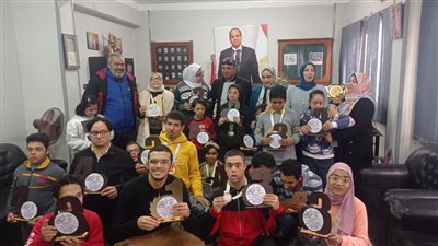 تكريم أبطال قادرون فى بطولة كأس مصر لألعاب القوى بالدقهلية