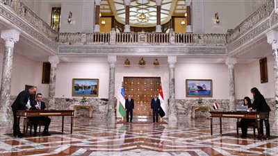 9 مذكرات تفاهم بين مصر وأوزبكستان (تفاصيل)