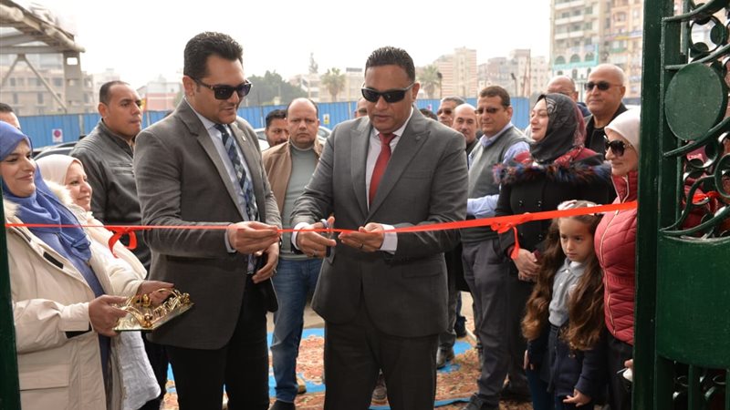 افتتاح الحديقة بالمنصورة،
