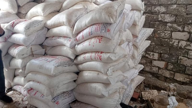 ضبط ٨٠ طن ملح فاسد