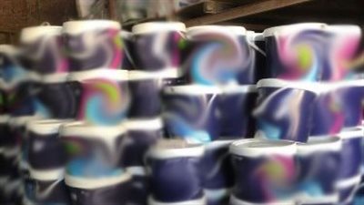 تموين الشرقية: ضبط خامات للدهانات مجهولة المصدر بههيا