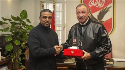 الأهلى، الخطيب يستقبل وفد جمعية رعاية الرياضيين السعودي