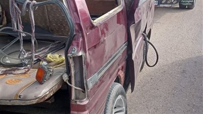 إصابة 7 أشخاص في حادث تصادم بطريق الإسماعيلية - بورسعيد (صور)