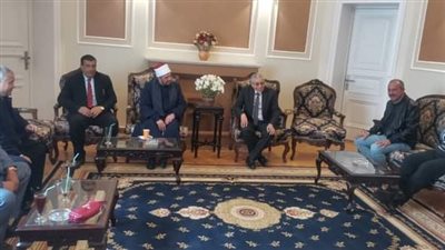 وفد منطقة الإسكندرية الأزهرية في ضيافة نادي القضاة بالمحافظة