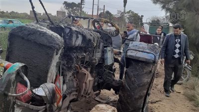 مصرع سائق جرار غرقا في مصرف بالمنوفية