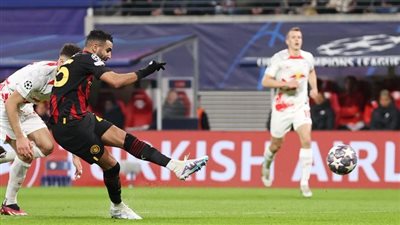 دوري أبطال أوروبا، مانشستر سيتي يتقدم على لايبزيج بهدف في الشوط الأول