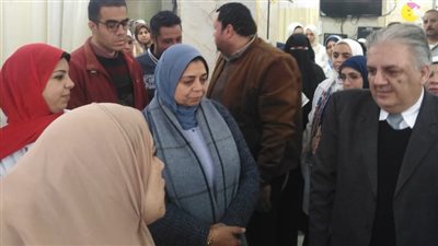 جولة تفقدية لوكيل وزارة الصحة بالدقهلية في مستشفي ميت غمر المركزي