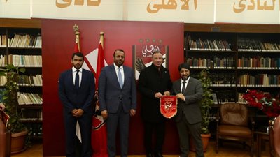 الأهلي، الخطيب يستقبل عيسى الحزامي ويتلقى دعوة لزيارة الشارقة 
