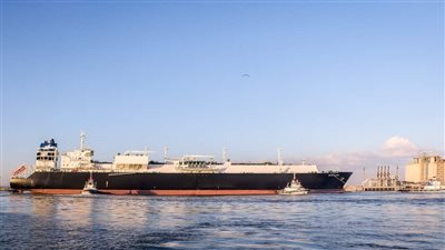 ميناء دمياط يستقبل ناقلة الغاز المسال MARAN GAS EFESSOS بشحنة تبلغ حوالى 61 ألف طن