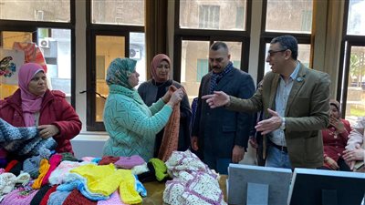 افتتاح معرض للحرف التراثية اليدوية بديوان شرق الإسكندرية 