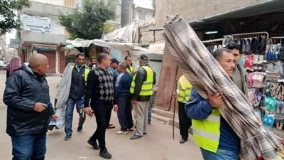 رفع 370 حالة إشغال في 4 مراكز بالبحيرة (صور)