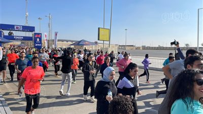 وزير الشباب يقود ماراثون رياضي ضمن فعاليات سبورتس إكسبو (صور)