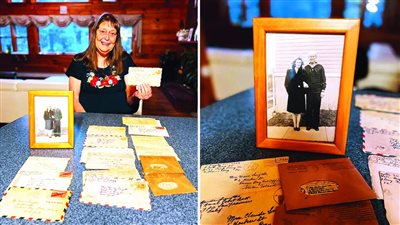 امرأة تعثر على رسائل حب متبادلة بين والديها خلال الحرب العالمية الثانية 