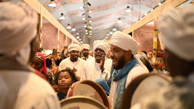 عروض فنية من فرقة سيوة والنوبة في افتتاح معرض ديارنا (صور)