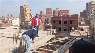 حملات لإزالة مخالفات البناء في المهد بأربع مراكز بالدقهلية