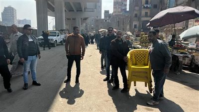 أخبار الجيزة اليوم، رفع إشغالات الباعة الجائلين وسور مخالف في حملة مكبرة (صور)