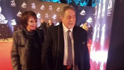 سميرة أحمد ولطفي لبيب في حفل اليوبيل الفضي لمدينة الإنتاج الإعلامي