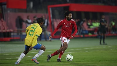 حسين الشحات يحرز هدف الأهلي الثاني في مرمى صن داونز 